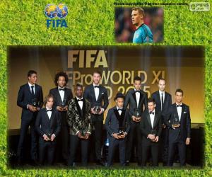 yapboz FIFA/FIFPro World XI 2015